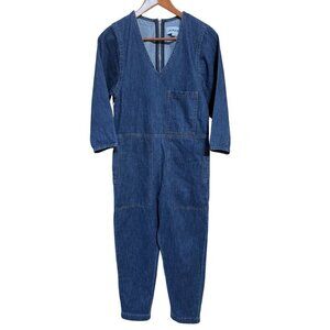 L.F. Markey Earlston Boilersuit Denim Cotton Jumpsuit Size 0